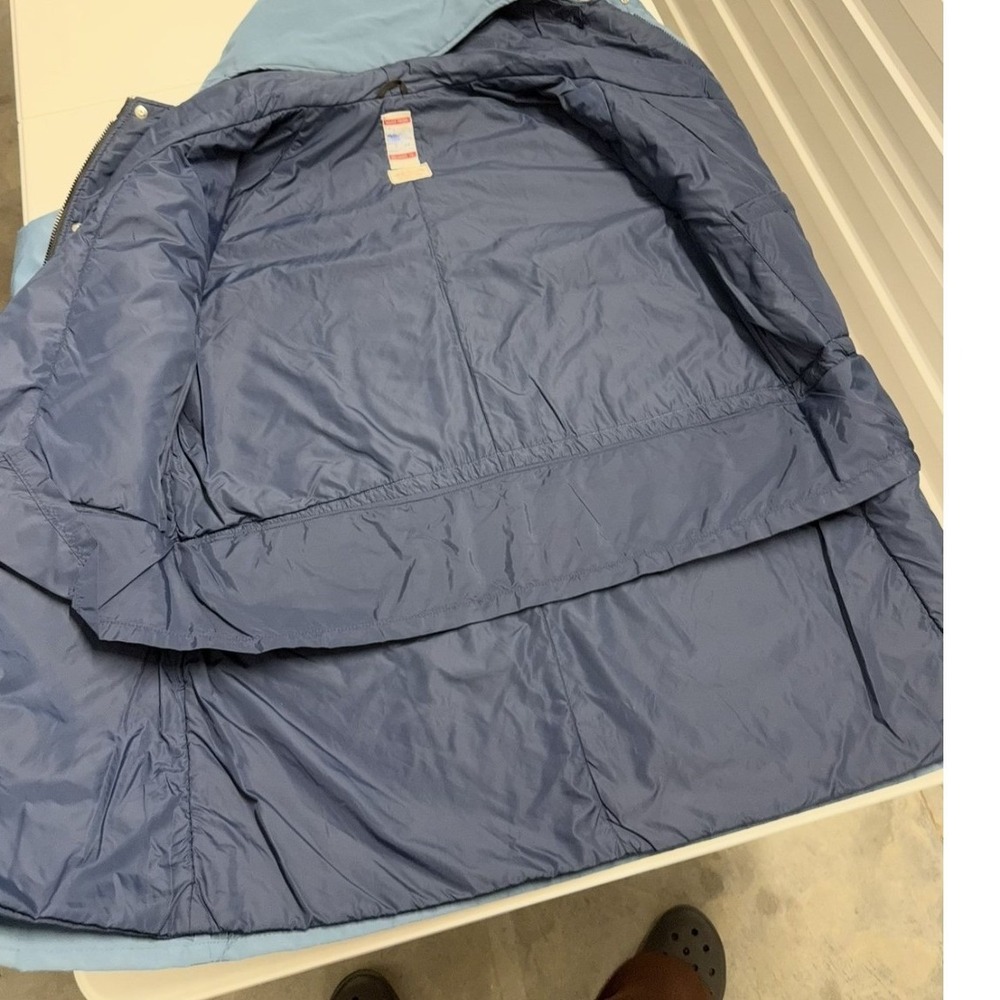 Vintage Frostline Kit Mountain Parka Blue Hooded Jacket Broomfield Colorado - Picture 2 of 4